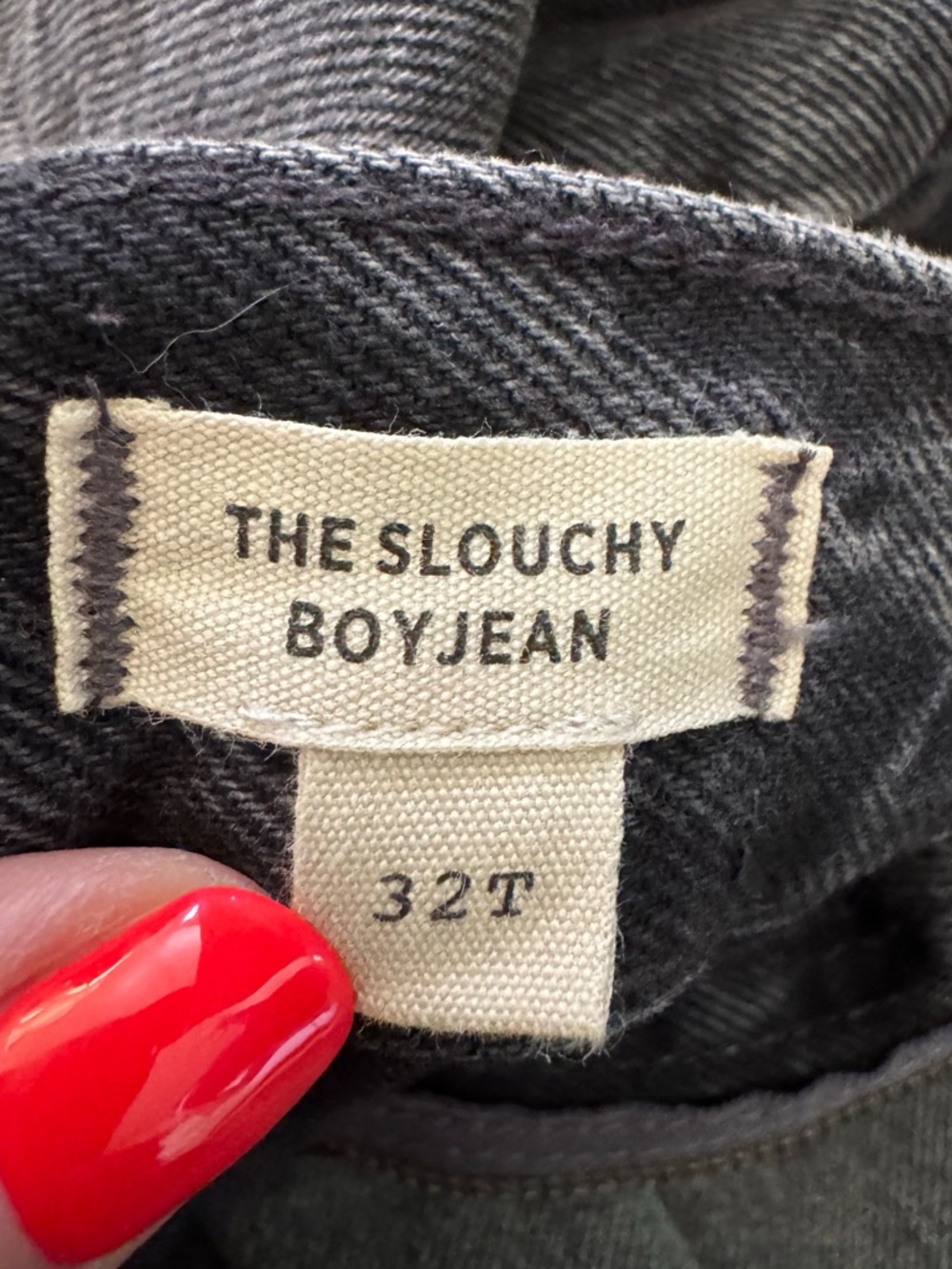 Madewell Slouchy Boyjean, Glennbay Wash 32tall